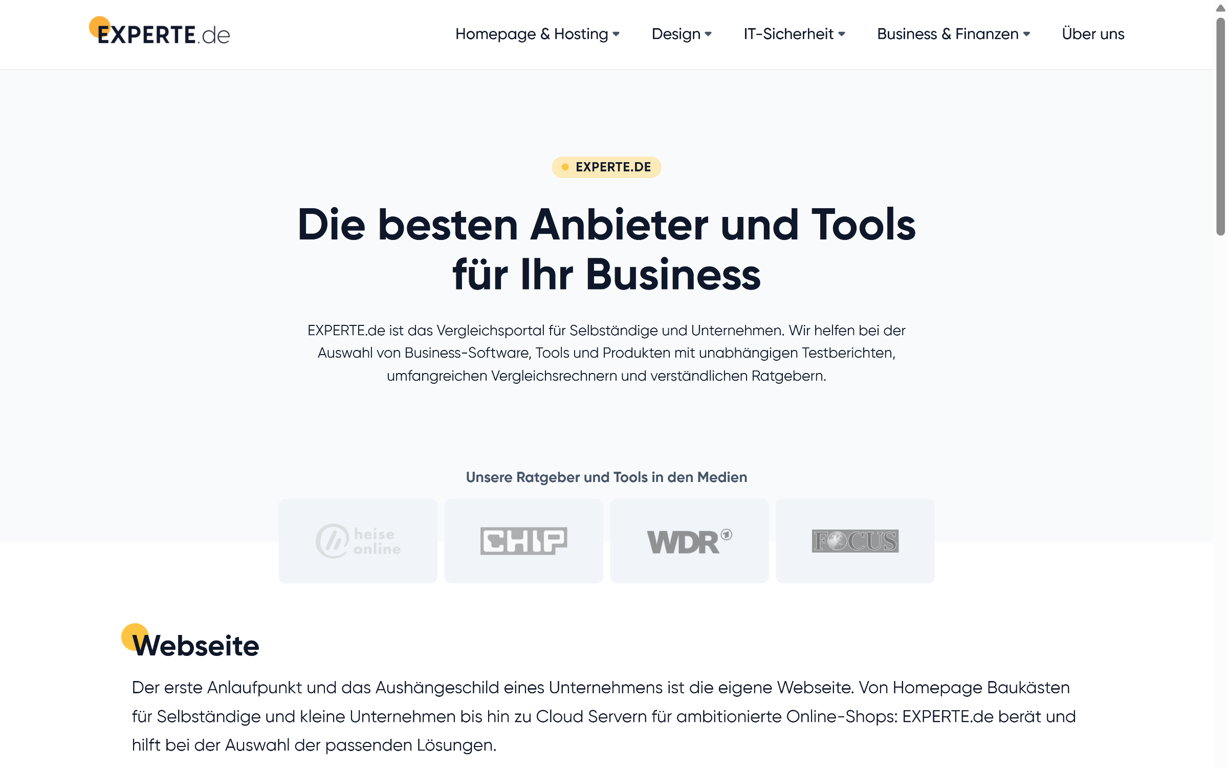 experte.de screenshot